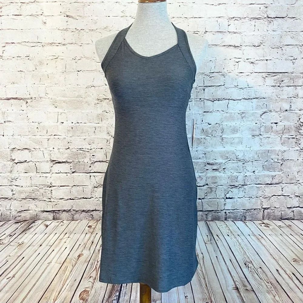 Freedom Trail Kyodan Womens Gray Active Dress Racerback Moisture Wicking Gray XS